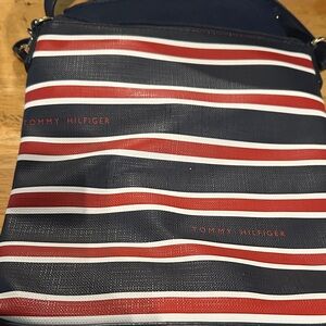 Tommy Hilfiger Women’s Bag with Navy and Red Stripes